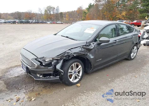 2018 Ford Fusion Hybrid S from USA, damaged, VIN 3FA6P0UU7JR100221